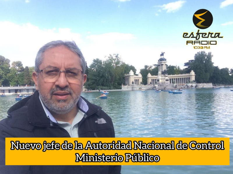 Juan Antonio Fernández Jeri, es el nuevo jefe de la autoridad nacional de control del Ministerio Público.