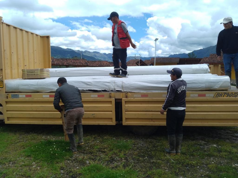 Trabajos con geomalla en kuélap comienza el 02 de mayo.