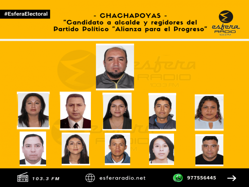 Lester y su lista al municipio chachapoyano.