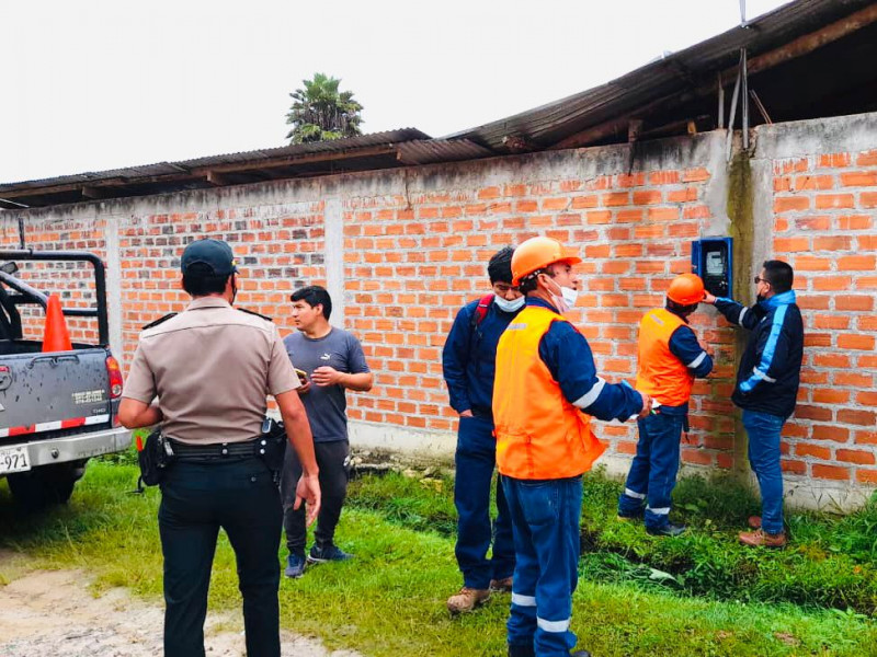 Intervienen a infractores por hurto de energía.