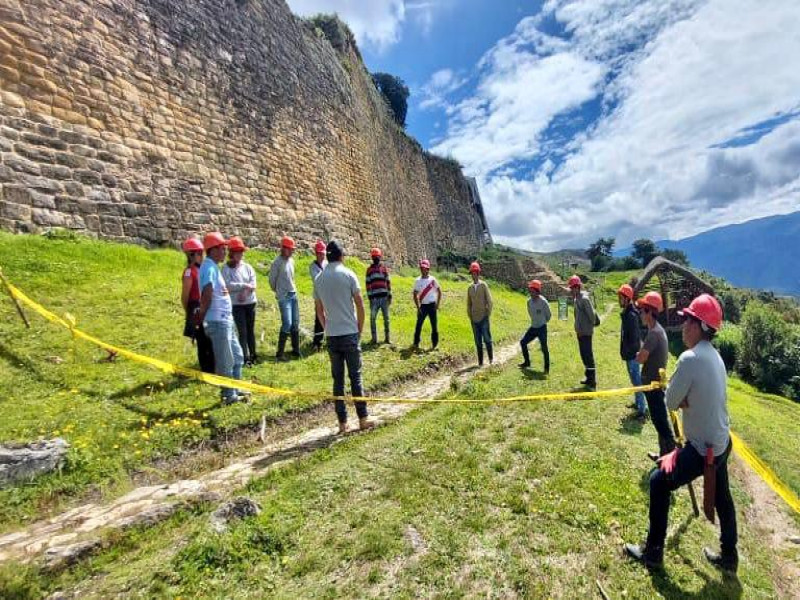 Continúan trabajos de protección del Complejo Arqueológico de Kuélap