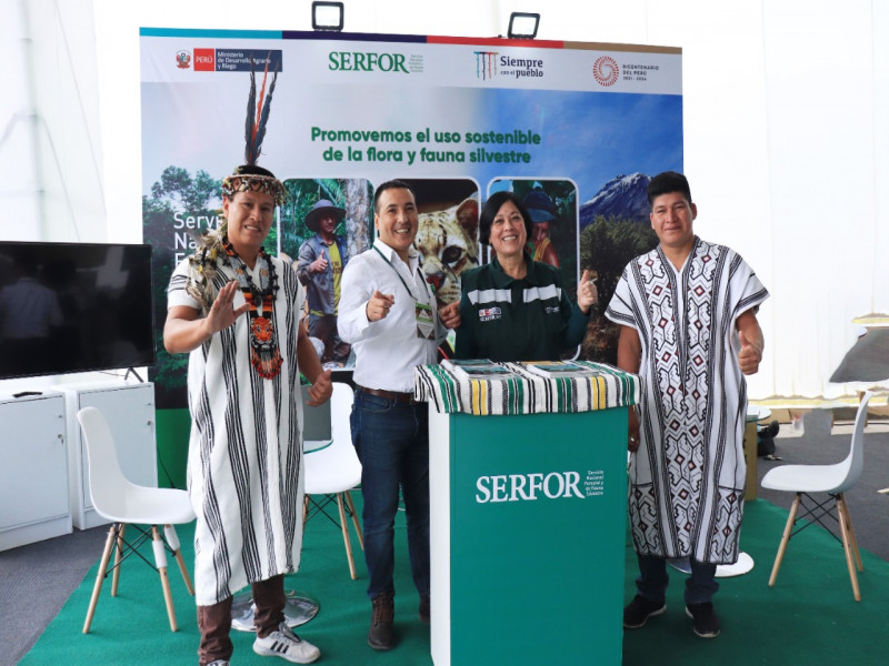 SERFOR presentará oportunidades para el desarrollo forestal y de fauna silvestre en la Amazonía.