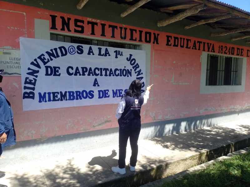 ODPE Chachapoyas, habilitó 78 locales para jornada de capacitación a miembros de mesa