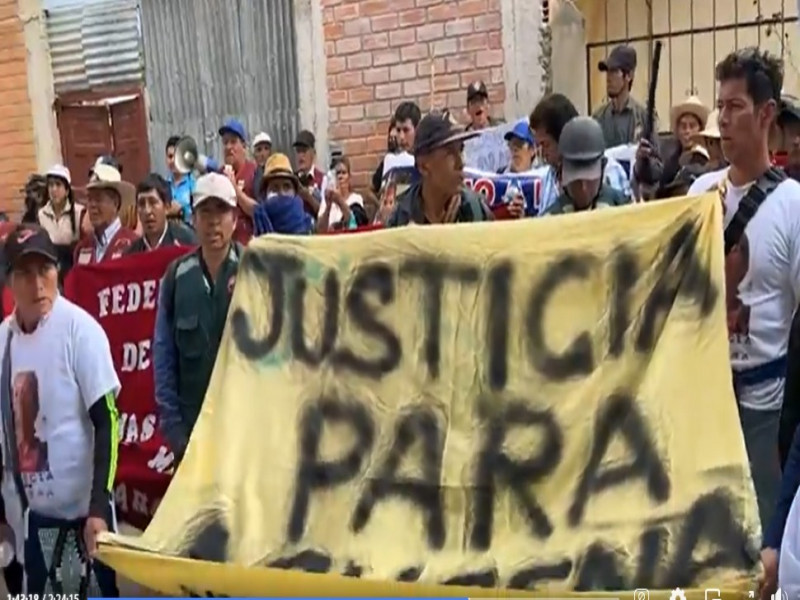 Con movilización solicitan rotación de Fiscal Clara Casas Pereda.