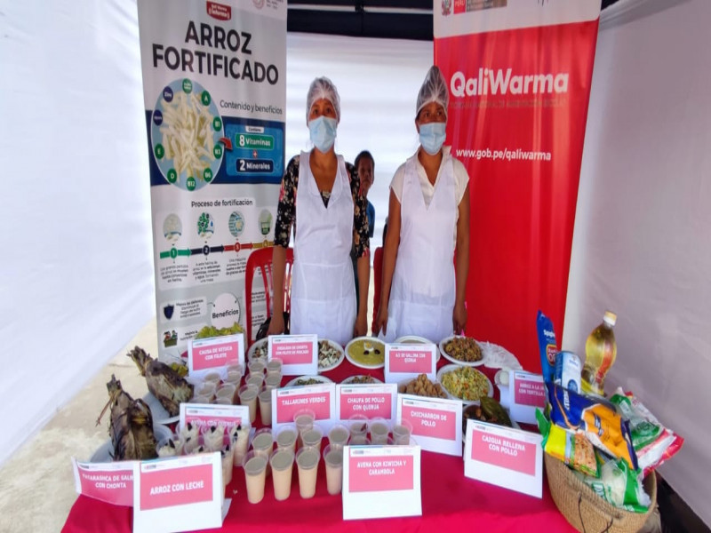 Qali Warma impulsa alimentación escolar saludable en Condorcanqui