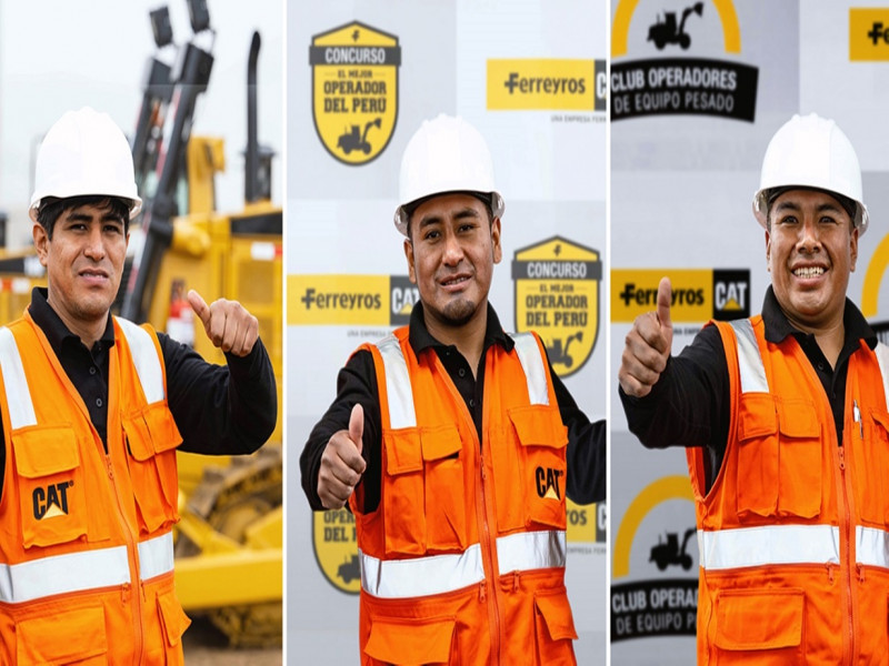 Tres peruanos disputarán en Brasil el título de mejor operador de maquinaria pesada.