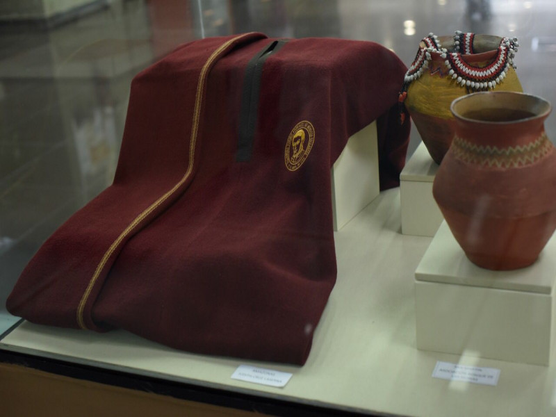 Poncho del bicentenario de Amazonas dentro de las 26 obras por los 200 años de la independencia del Perú