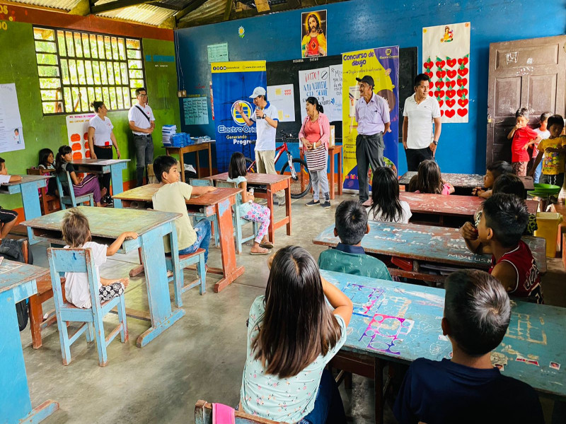 Estudiantes de comunidades nativas y de frontera participaron en concurso de dibujo