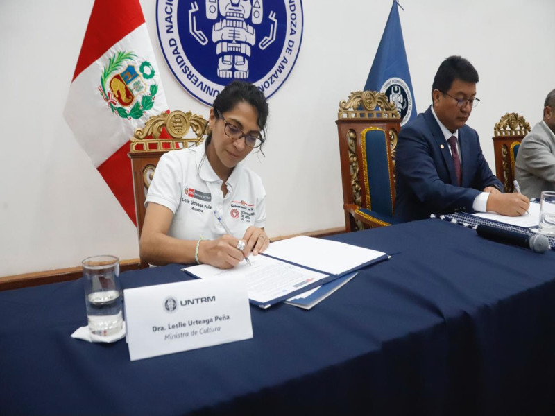 MINCUL y la UNTRM firman convenio para intervención en Kuélap.