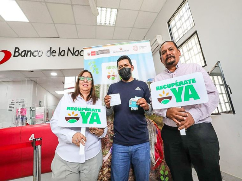 Ministra Nelly Paredes lanzó bono “RECUPÉRATE YA”