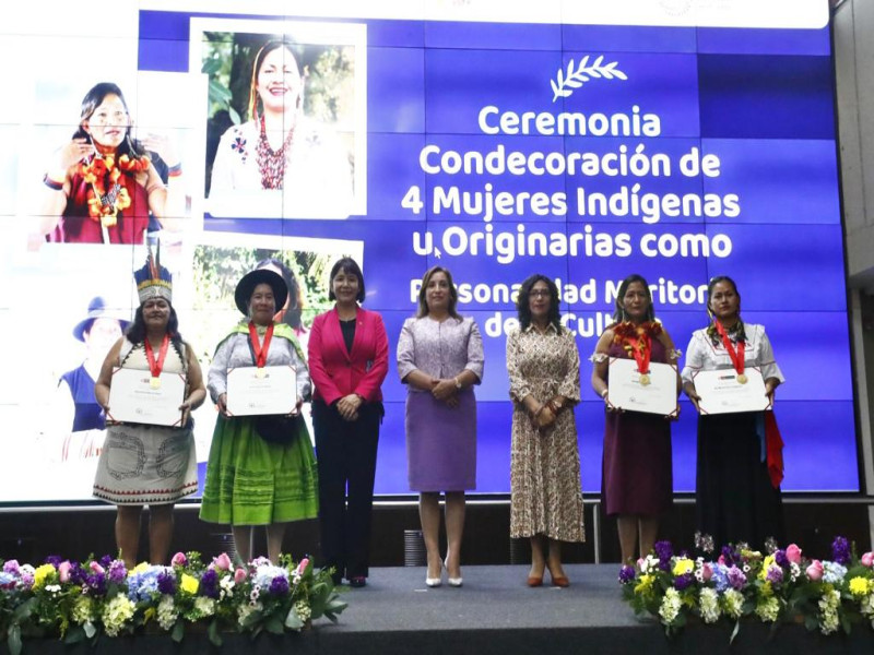 Gobierno reconoce a lideresas indígenas u originarias por contribuir al desarrollo de sus comunidades y la transmisión de conocimientos