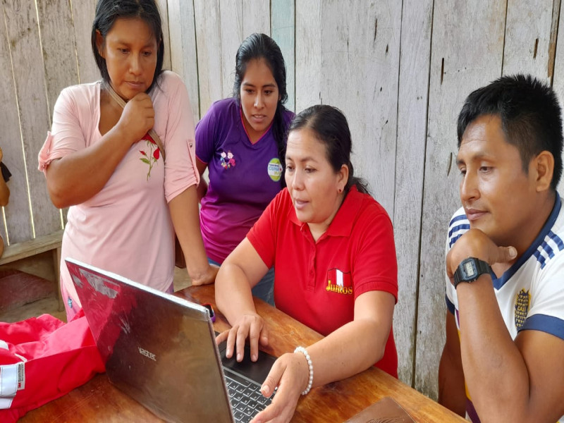 Amazonas: Más de 1200 nuevas familias de comunidades nativas fronterizas fueron afiliadas a Juntos en 2023