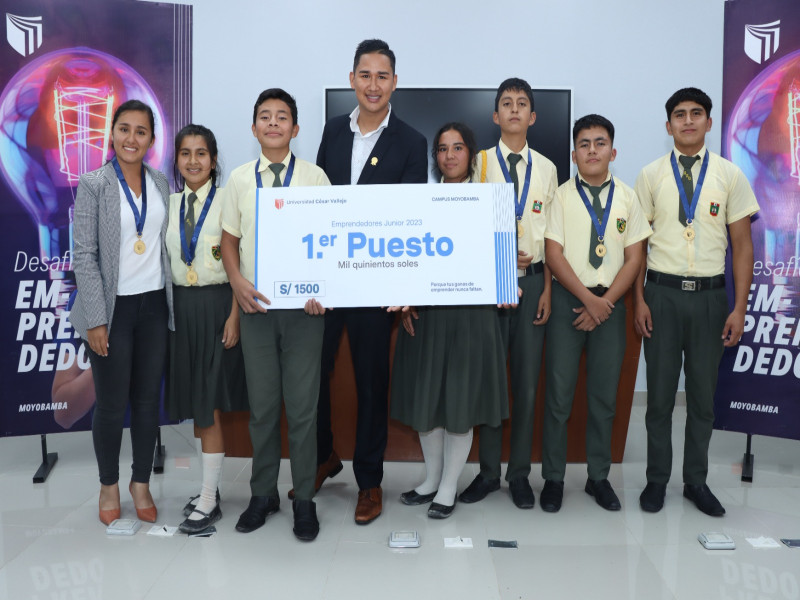 UCV Moyobamba: colegios expusieron sus mejores proyectos en la final del “Desafío Emprendedor 2023”