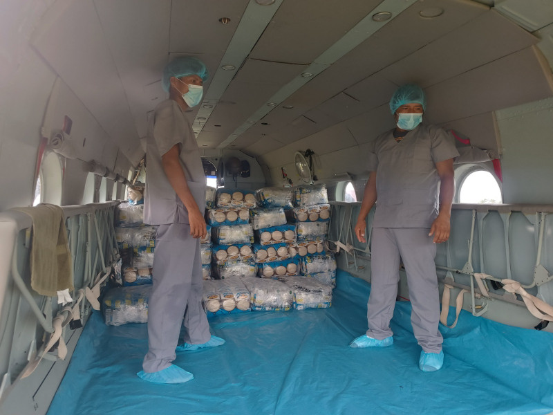 Wasi Mikuna traslada alimentos vía aérea para más de 7700 niños awajún y wampis