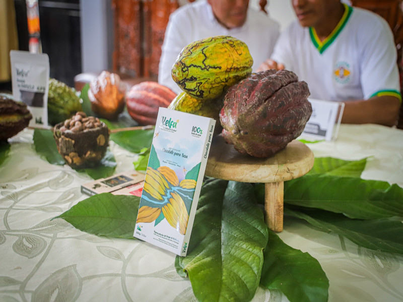 Europa pone la mira en el cacao nativo durante primer festival regional de cacao y chocolate.
