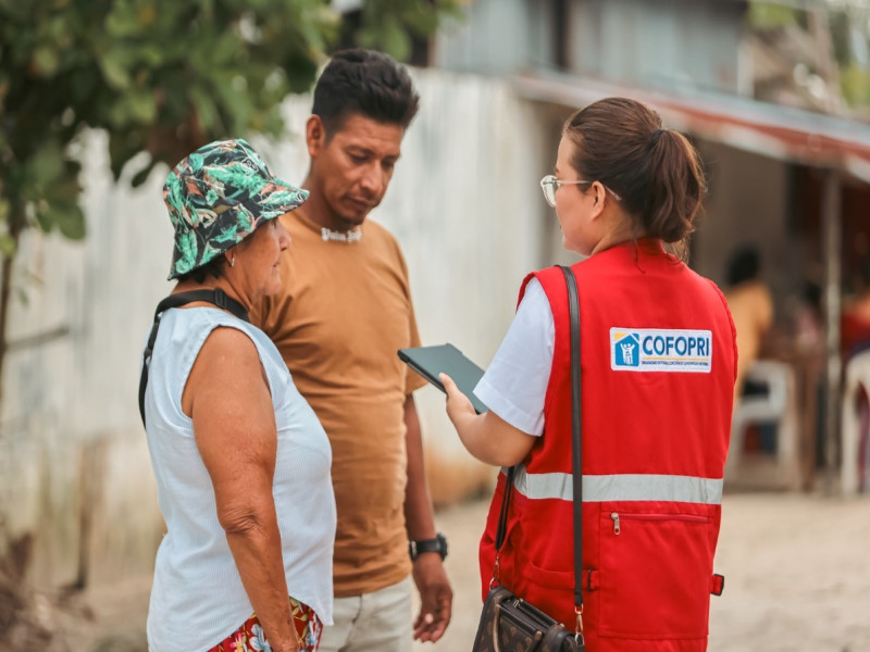 COFOPRI inicia empadronamiento gratuito en Amazonas, Cajamarca y Tumbes para titulación de predios.