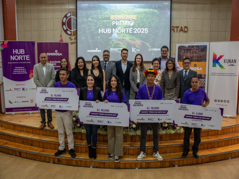 Amazonas triunfa en el premio Hub Norte con tres proyectos destacados.