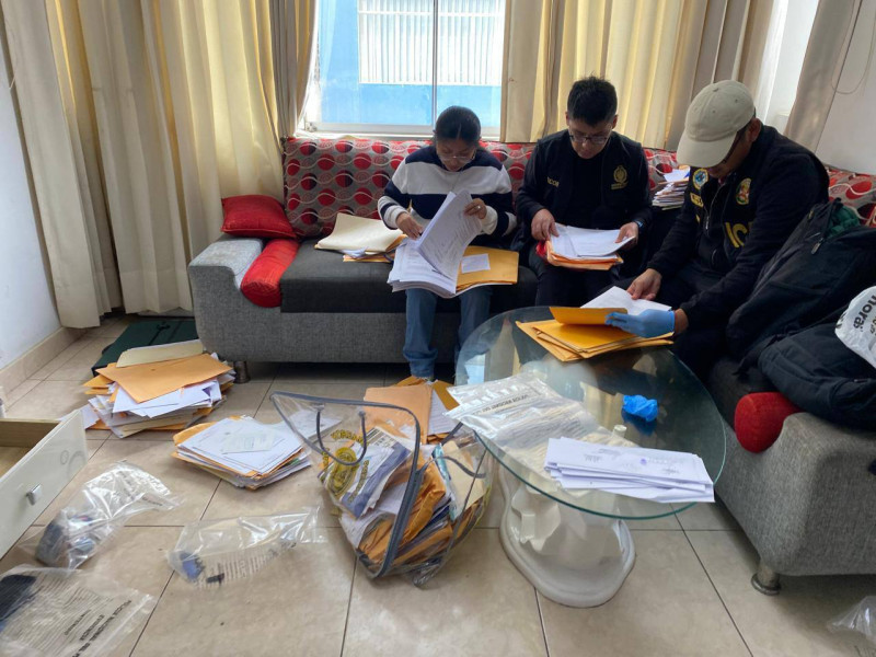 Desarticulan organización criminal en Lambayeque y Amazonas