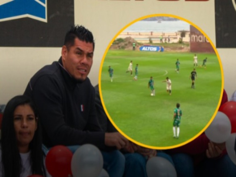 Exseleccionado Hernán Rengifo presenció el partido entre unión Santo Domingo y Universitario.