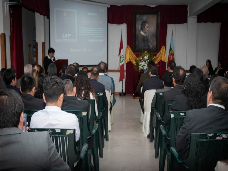 Chachapoyas rindió homenaje al Padre Blas Valera en sesión solemne por su 481° aniversario